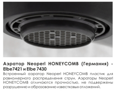 WasserKRAFT Elbe 7430 встраиваемый смеситель для раковины, черный