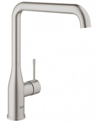 Смеситель для кухни GROHE Essence+ с высоким изливом, суперсталь (30269DC0)