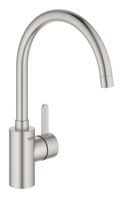 Смеситель для кухонной мойки GROHE Eurosmart Cosmopolitan, высокий излив, суперсталь (32843DC2)