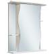 Зеркальный шкаф в ванную Runo Лилия 55 R 00000000028 с подсветкой белый  (00000000028)