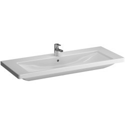 Vitra Istanbul  4519B403-6142 умывальник, 100 см, с двумя отверстиями под кран, без перелива, белый