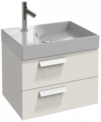 Мебель для раковины-столешницы 60х46 см, 2 выдвижных ящика, Jacob Delafon «RYTHMIK» (EB1301-E70), арлингтонский дуб