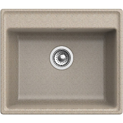 Мойка для кухни GranFest Vertex GF-V-580 песочная прямоугольная искусственный мрамор