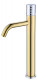 Смеситель для раковины Boheme Stick 122-GCR высокий, золото/хром  (122-GCR)