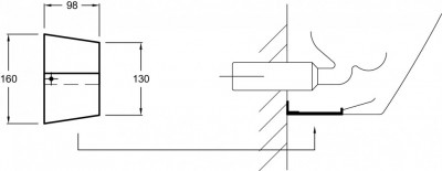 Дополнительная блокирующая панель JACOB DELAFON PATIO (E6331-NF)