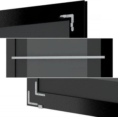 Зеркало напольное Evoform ExclusiveG Floor 200х110 BY 6354 с гравировкой в багетной раме Виньетка античная бронза 85 мм