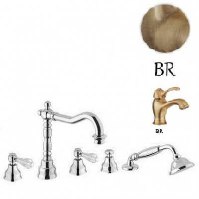 Bugnatese Revival 480K BR смеситель на борт ванны, бронза