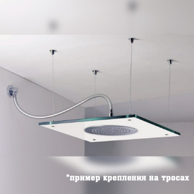 Верхний душ Graffio KINGS KI011NEO, черный