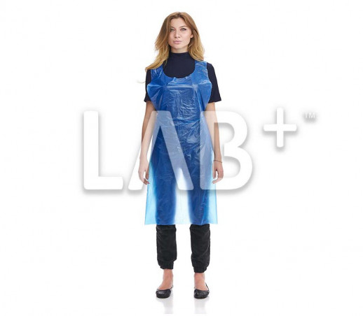 Фартуки одноразовые уплотненные синие