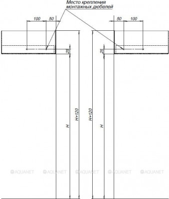 Полка для ванной Aquanet Магнум 28x28 белая матовая, угловая (00302237)