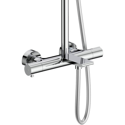 Душевая система Kaiser Serio 05382 с термостатом хром 3 режима