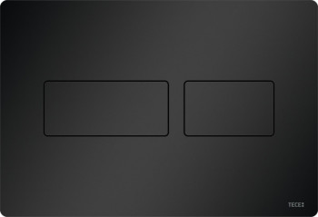 TECEsolid Панель смыва с двойной системой смыва для унитаза, цвет черный матовый (9240416)