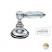 Nicolazzi Termostatico 4912 CO 32 запорный вентиль для душа, хром с золотом/ручка MONTEROSA Crystal CR32