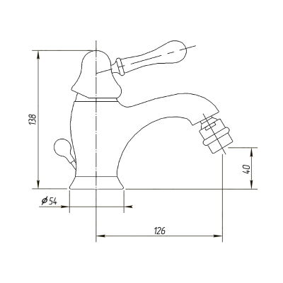 MIGLIORE Maya 18927 смеситель для биде, золото