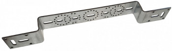 Усиленная монтажная пластина TECE из оцинкованной стали 3 мм для трех настенных уголков, шаг вращения 15 градусов (721005)