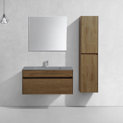 Тумба под раковину Vincea Chiara 1000 подвесная 1 ящик soft-close, T.Oak VMC-2C100TO