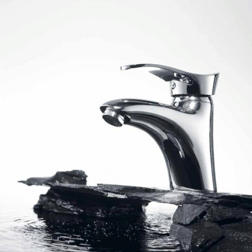 Смеситель для раковины Haiba HB1001 (латунь) хром