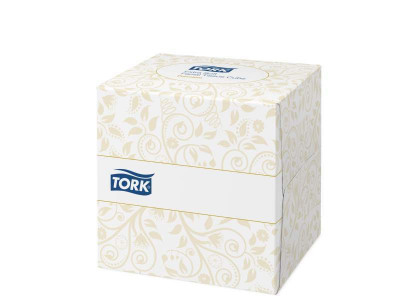 Tork салфетки для лица в кубе ультрамягкие