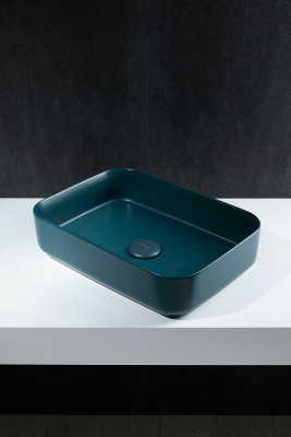 Раковина-чаша Allen Brau Fantasy 50 4.11021.PT петроль прямоугольная