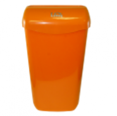 Lime Корзина для мусора 11 л подвесная с держателем мешка оранжевая