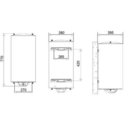 Водонагреватель накопительный Nofer H050 Белый