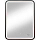 Зеркало в ванную Reflection Happy 600х800 RF4919HP с подсветкой черное с сенсорным выключателем и диммером  (RF4919HP)