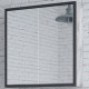 Зеркальный шкафчик в ванную Corozo Айрон 70 SD-00000280 черный антик  (SD-00000280)