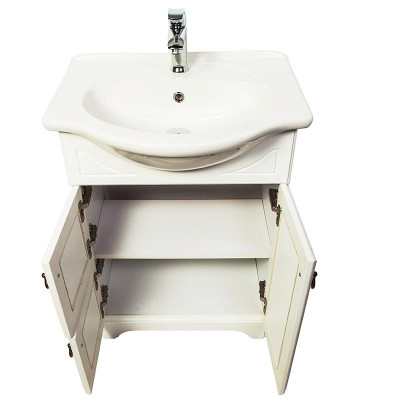 Тумба с раковиной для ванной Orange Classic 75 Белая (F7-75TU3)