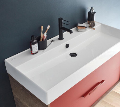 Раковина Jacob Delafon Vivienne 100 см EXBJ112-BCM, белый матовый