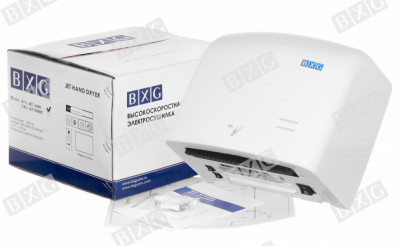 Высокоскоростная сушилка для рук (пластик белый) BXG-JET-5500