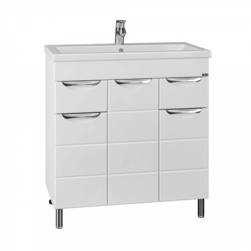 Тумба для умывальника напольная СаНта "Родос 80"  (под умывальник Фостер 80)