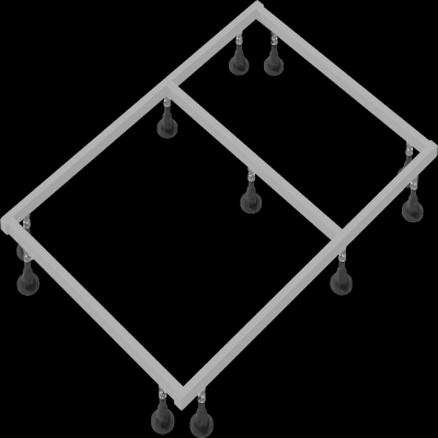 Каркас для поддона Jacob Delafon Tolbiac 120x90 E6D346RU-NF