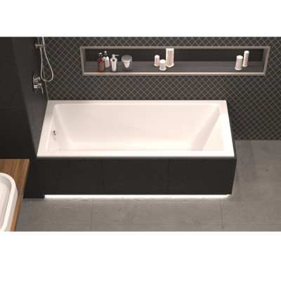 Ванна прямоугольная WHITECROSS Wave Slim 160x80 акрил (0111.160080.100)