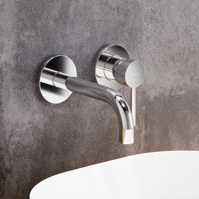 Смеситель для раковины Damixa Scandinavian Pure 360260000 хром однорычажный