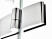 RAVAK SmartLine 0SLAAA00Z1 душевая дверь двухэлементная SMSD2-100 A-L, хром/транспарент/стекло