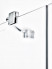 RAVAK SmartLine 0SLAAA00Z1 душевая дверь двухэлементная SMSD2-100 A-L, хром/транспарент/стекло