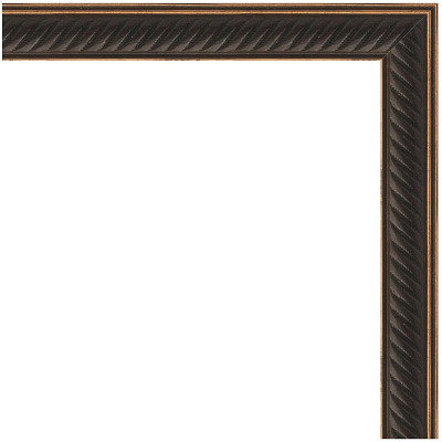 Зеркало настенное Evoform Definite 138х48 в багетной раме Витой махагон 28 мм BY 0710