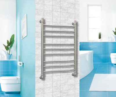 Водяной полотенцесушитель Акванерж Волна групповая 800x600 (000-08060)