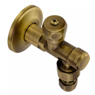 Кран-фильтр MIGLIORE Ricambi 31748 1/2" х 1/2", с переходником на 3/8" и цангой для жесткой подводки, бронза