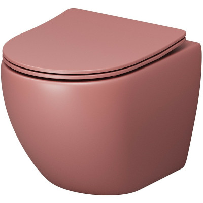 Унитаз Grossman Color GR-4455PIMS подвесной розовый микролифт