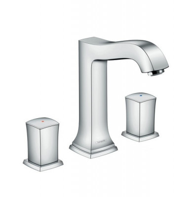 Смеситель для раковины на 3 отверстия 31305000 Hansgrohe Metropol Classic (хром)