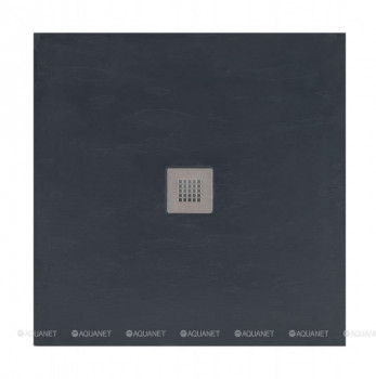 Душевой поддон Aquanet Pleasure 90х90 черный квадратный (00258888)