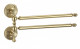 Держатель для полотенец поворотный (2-ой) S-005802B Savol латунь золото  (S-005802B)