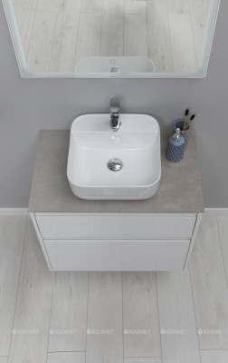 Столешница Aquanet Nova Lite 75 серый на тумбу (00257611)