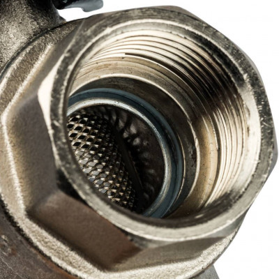 Кран шаровой с фильтром 3/4 (ручка-бабочка) STOUT (SVF 0002 000020)