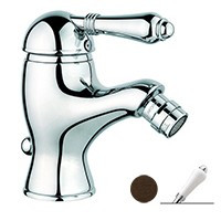 Nicolazzi Classica 3403 DB 76 смеситель для биде с д/к, темная бронза/ручка P.Mont Blanc