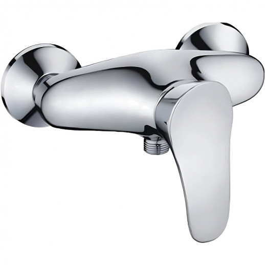 Смеситель для душа Haiba HB2001 с душевым гарнитуром (латунь) хром