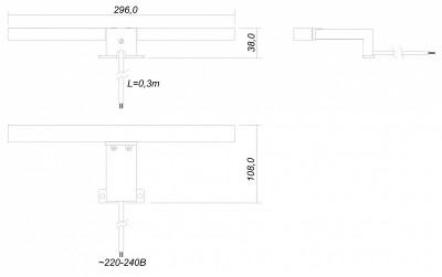Светильник в ванную Style Line СС-00000391 хром