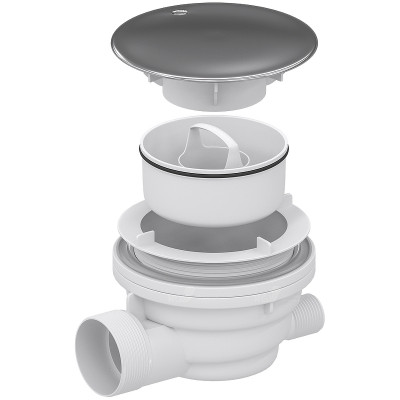 Сифон для душевого поддона RGW Velplex QYD-01 39241101-01 хром