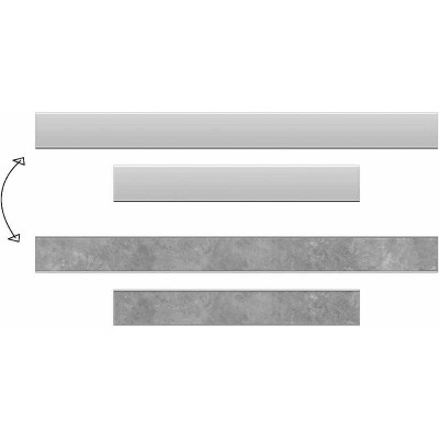 Душевой лоток PlastBrno Design 4 55 SZA4550 с решеткой хром под плитку